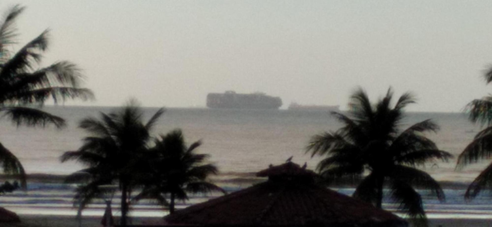 Excelente Localizacao O Mar Na Sua Frente Confira Appartement São Vicente Buitenkant foto